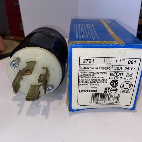 Leviton locking plug 2721 - plug,