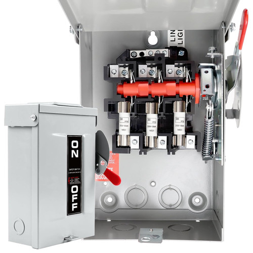 Amp fused disconnect 3 - 3p,